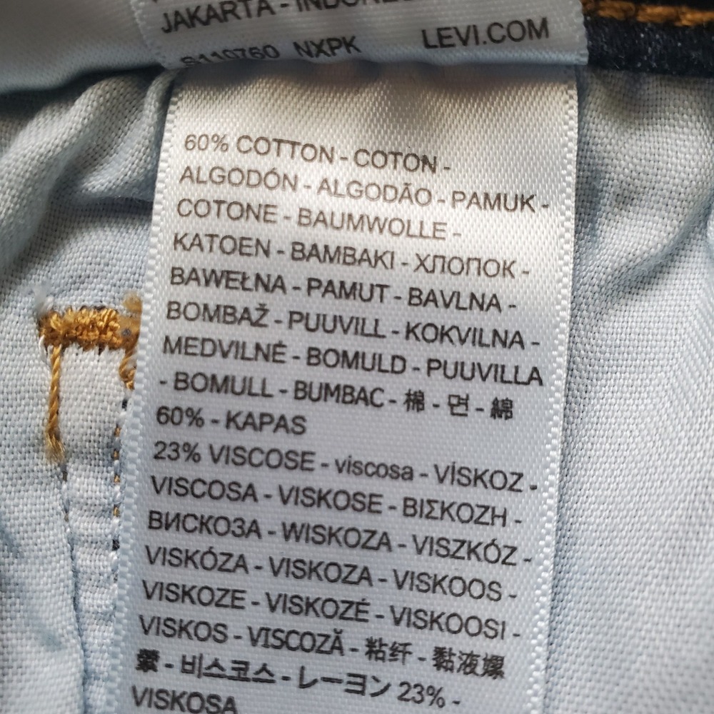 Levi's Classic Straight Leg Jeans Womens 10 Dark Wash Mid Rise Stellar Stretch‎ - Picture 2 of 13